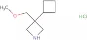 3-Cyclobutyl-3-(methoxymethyl)azetidine hydrochloride
