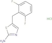 5-[(2,6-Difluorophenyl)methyl]-1,3-thiazol-2-amine hydrochloride