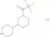 2,2,2-Trifluoro-1-[3-(piperidin-4-yl)piperidin-1-yl]ethan-1-one hydrochloride