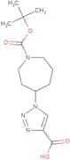 1-{1-[(tert-Butoxy)carbonyl]azepan-4-yl}-1H-1,2,3-triazole-4-carboxylic acid