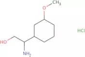 2-Amino-2-(3-methoxycyclohexyl)ethan-1-ol hydrochloride