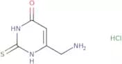 6-(Aminomethyl)-2-sulfanyl-3,4-dihydropyrimidin-4-one hydrochloride