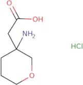 2-(3-Aminooxan-3-yl)acetic acid hydrochloride