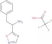 1-(1,2,4-Oxadiazol-5-yl)-2-phenylethan-1-amine, trifluoroacetic acid