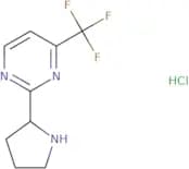 2-(Pyrrolidin-2-yl)-4-(trifluoromethyl)pyrimidine hydrochloride