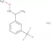 Methoxy({1-[3-(trifluoromethyl)phenyl]ethyl})amine hydrochloride
