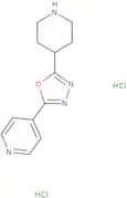 4-[5-(Piperidin-4-yl)-1,3,4-oxadiazol-2-yl]pyridine dihydrochloride
