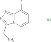 (8-Fluoro-[1,2,4]triazolo[4,3-a]pyridin-3-yl)methanamine hydrochloride