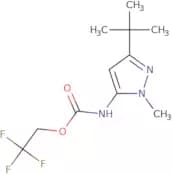 2,2,2-Trifluoroethyl N-(5-tert-butyl-2-methyl-2,3-dihydro-1H-pyrazol-3-ylidene)carbamate