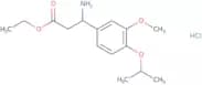 Ethyl 3-amino-3-(4-isopropoxy-3-methoxyphenyl)propanoate hydrochloride