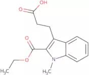 3-[2-(Ethoxycarbonyl)-1-methyl-1H-indol-3-yl]propanoic acid