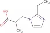 3-(2-Ethyl-1H-imidazol-1-yl)-2-methylpropanoic acid