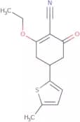 2-Ethoxy-4-(5-methyl-2-thienyl)-6-oxocyclohex-1-ene-1-carbonitrile