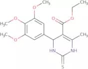 Ethyl 6-methyl-2-thioxo-4-(3,4,5-trimethoxyphenyl)-1,2,3,4-tetrahydropyrimidine-5-carboxylate