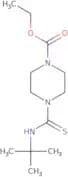 Ethyl 4-(((tert-butyl)amino)thioxomethyl)piperazinecarboxylate