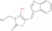 3-ethyl-5-(indol-3-ylmethylene)-2-thioxo-1,3-thiazolidin-4-one