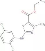 ethyl 3-((2,5-dichlorophenyl)amino)-5-methyl-2,4-thiazolecarboxylate