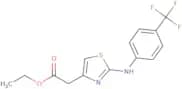 Ethyl 2-(4-(4-(trifluoromethyl)phenylamino)-3,5-thiazolyl)acetate