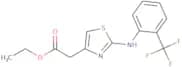 Ethyl 2-(4-(2-(trifluoromethyl)phenylamino)-3,5-thiazolyl)acetate
