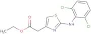 Ethyl 2-(4-(2,6-dichlorophenylamino)-3,5-thiazolyl)acetate