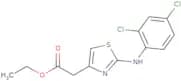 Ethyl 2-(4-(2,4-dichlorophenylamino)-3,5-thiazolyl)acetate