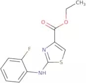 Ethyl 4-((2-fluorophenyl)amino)-3,5-thiazolecarboxylate