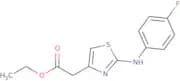 ethyl 2-(4-(4-fluorophenylamino)-3,5-thiazolyl)acetate