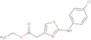 ethyl 2-(4-(4-chlorophenylamino)-3,5-thiazolyl)acetate