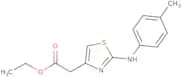 ethyl 2-(4-(4-methylphenylamino)-3,5-thiazolyl)acetate