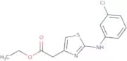 ethyl 2-(4-(3-chlorophenylamino)-3,5-thiazolyl)acetate