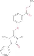 Ethyl 3-((4-bromo-2-methyl-5-oxo-1-phenyl-3-pyrazolin-3-yl)methoxy)benzoate