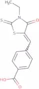 4-((4-Ethyl-5-oxo-3-thioxo-2,4-thiazolidinylidene)methyl)benzoic acid