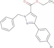 Ethyl 1-benzyl-3-(4-bromophenyl)-1H-pyrazole-5-carboxylate