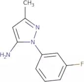 1-(3-Fluorophenyl)-3-methyl-1H-pyrazol-5-amine