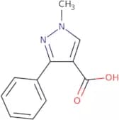 1-Methyl-3-phenyl-1H-pyrazole-4-carboxylic acid