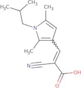 2-Cyano-3-[2,5-dimethyl-1-(2-methylpropyl)-1H-pyrrol-3-yl]prop-2-enoic acid