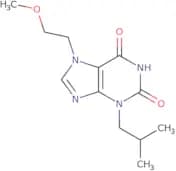 7-(2-Methoxyethyl)-3-(2-methylpropyl)-2,3,6,7-tetrahydro-1H-purine-2,6-dione