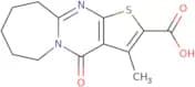 3-Methyl-4-oxo-4,6,7,8,9,10-hexahydrothieno[2',3':4,5]pyrimido[1,2-a]azepine-2-carboxylic acid