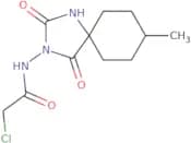 2-Chloro-N-{8-methyl-2,4-dioxo-1,3-diazaspiro[4.5]decan-3-yl}acetamide