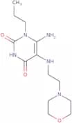 6-Amino-5-{[2-(morpholin-4-yl)ethyl]amino}-1-propyl-1,2,3,4-tetrahydropyrimidine-2,4-dione