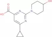 6-Cyclopropyl-2-(4-hydroxypiperidin-1-yl)pyrimidine-4-carboxylic acid