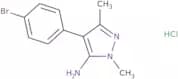4-(4-Bromophenyl)-2,5-dimethyl-2,3-dihydro-1H-pyrazol-3-imine hydrochloride