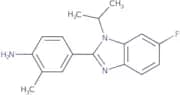 4-[6-Fluoro-1-(propan-2-yl)-2,3-dihydro-1H-1,3-benzodiazol-2-ylidene]-2-methylcyclohexa-2,5-dien-1…