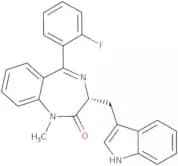 (3R)-5-(2-Fluorophenyl)-3-(1H-Indol-3-Ylmethyl)-1-Methyl-1,3-Dihydro-2H-1,4-Benzodiazepin-2-One