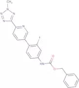 N-[3-Fluoro-4-[6-(2-methyl-2H-tetrazol-5-yl)-3-pyridinyl]phenyl]carbamic acid phenylmethyl ester