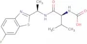 [(2S)-1-{[(1R)-1-(6-Fluoro-1,3-Benzothiazol-2-Yl)Ethyl]Amino}-3-Methyl-1-Oxo-2-Butanyl]Carbamic Ac…