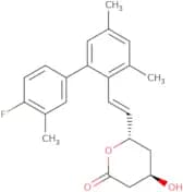(4α,6β(E))-DL-6-(2-(4'-Fluoro-3,3',5-trimethyl(1,1'-biphenyl)-2-Yl)ethenyl)tetrahydro-4-hydroxy-2H…