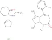 4-(2- fluorophenyl)-6,8-dihydro-1,3,8-trimethyl-Pyrazolo[3,4-e][1,4]diazepin-7(1H)-one mixt. with …