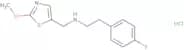 [2-(4-Fluorophenyl)ethyl][(2-methoxy-1,3-thiazol-5-yl)methyl]amine hydrochloride