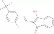 2-(((2-Fluoro-5-(trifluoromethyl)phenyl)amino)methylene)indane-1,3-dione